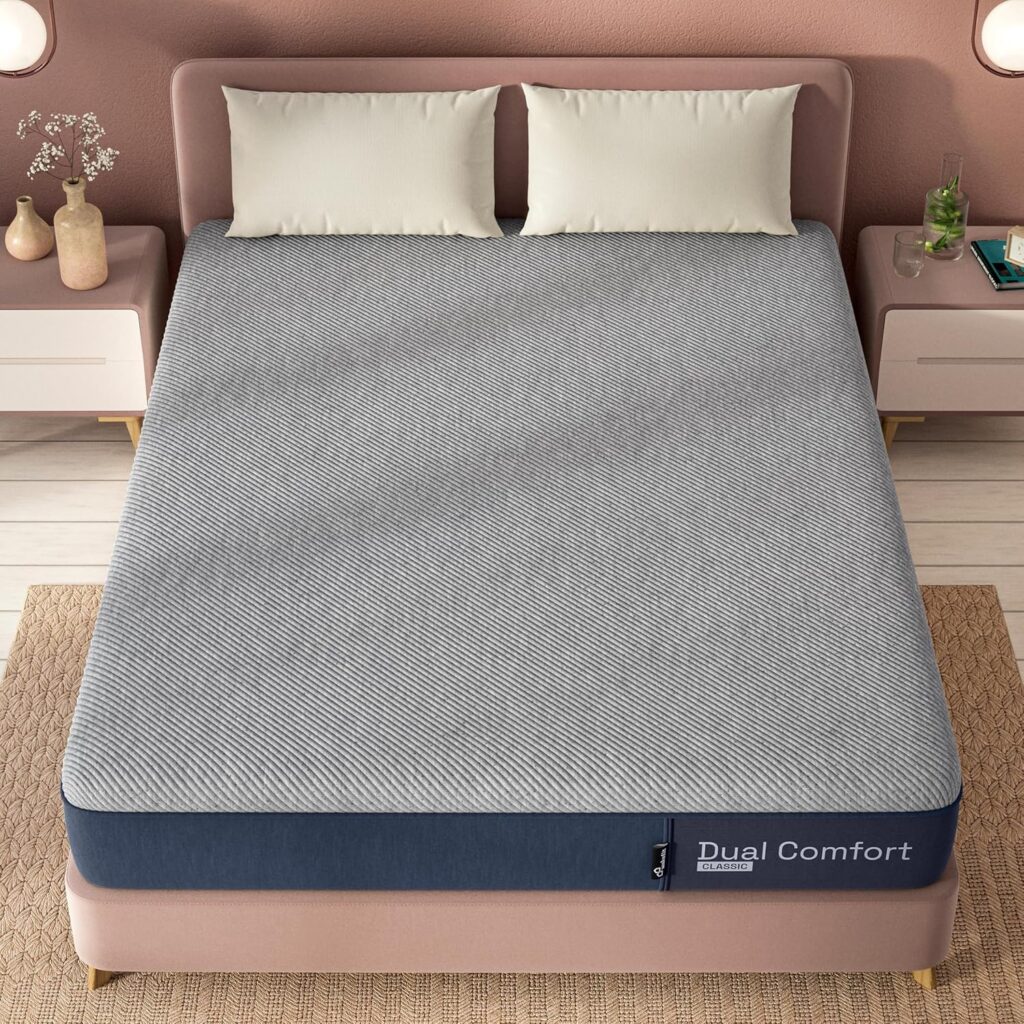 Wakefit Mattress Dual Comfort with Hard & Soft Foam, Mattress Queen Size (72x60x6_7 Pressure Zone Foam)